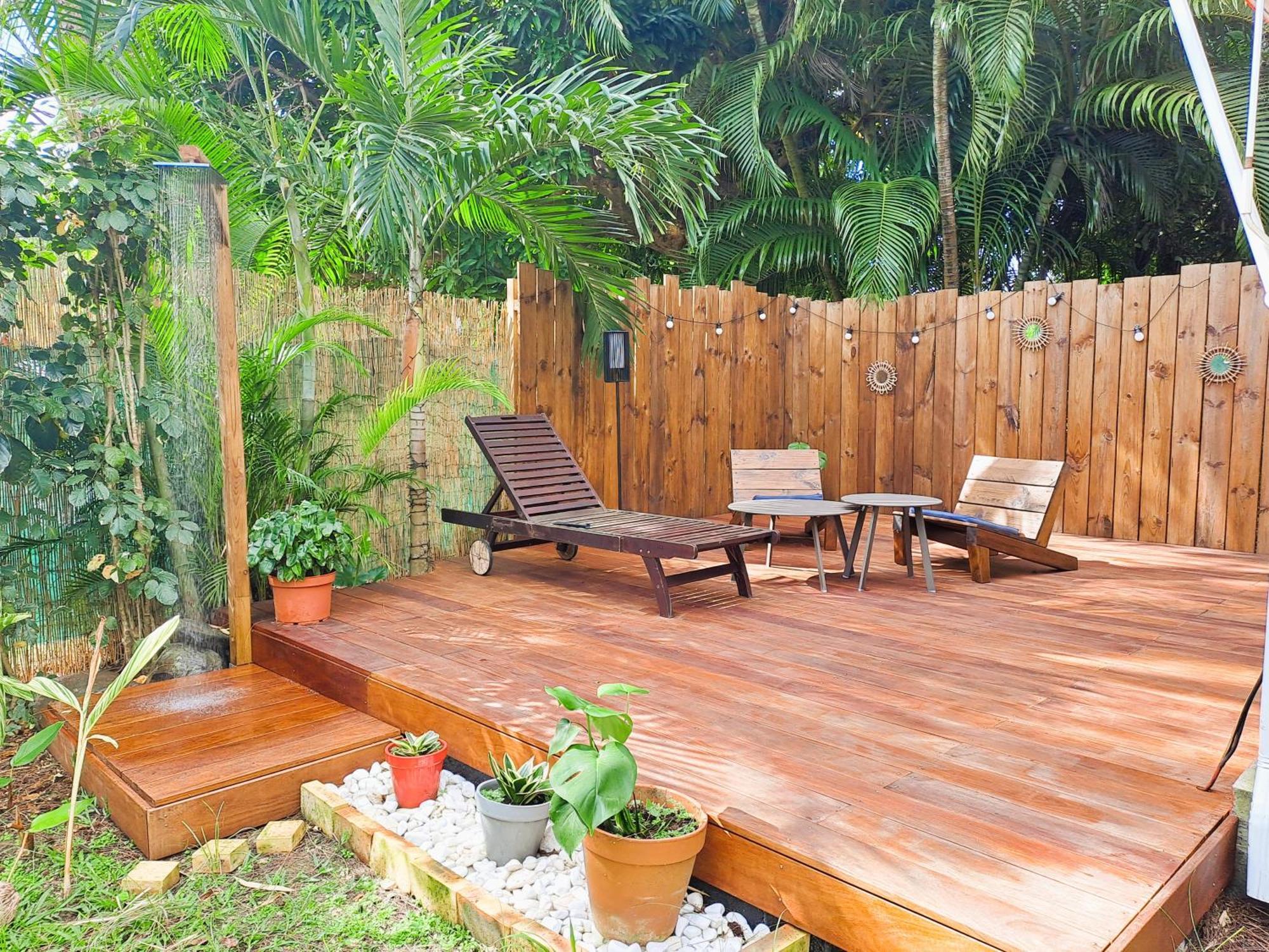 Yuka Lodge - Bungalow Prive Avec Jardin En Pleine Nature Sainte-Anne  Esterno foto